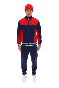 FILA Alfonso Zipped Track Jacket -Cheap US Modern Apparel Store ALFONSO FW23MH015 410 01
