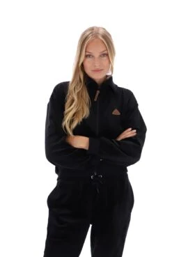 FILA Apulia Dropped High Neck Velour Sweater