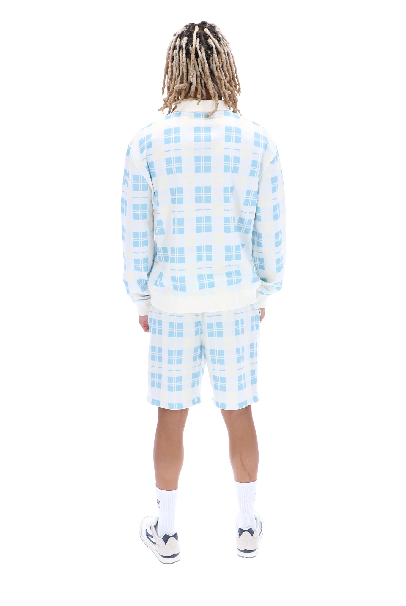 FILA Asher Digital Print Check Sweat Shorts 5 FILA Asher Digital Print Check Sweat Shorts - Image 5