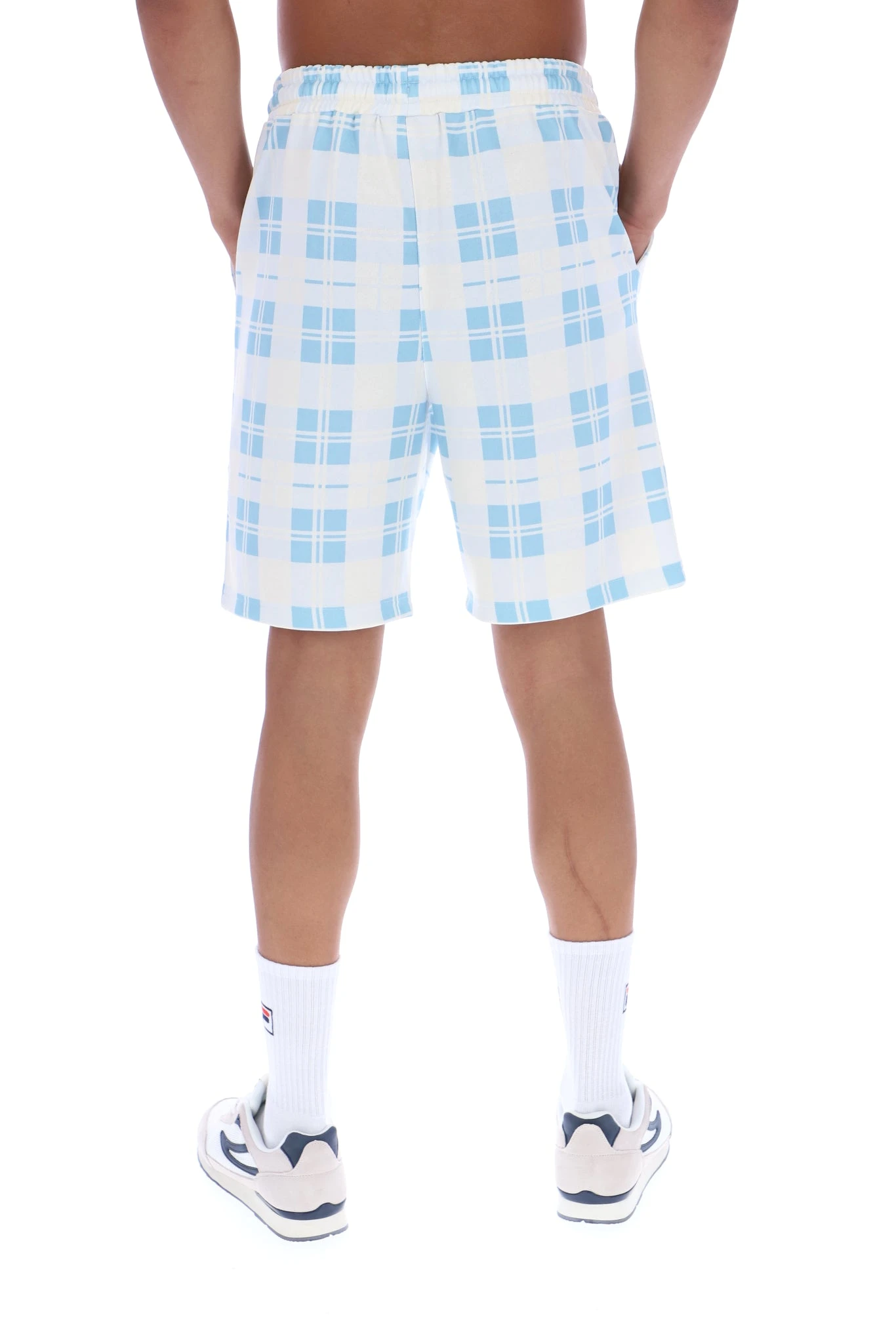 FILA Asher Digital Print Check Sweat Shorts 8 FILA Asher Digital Print Check Sweat Shorts - Image 8