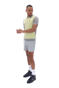 FILA Axel Geo Jacqaurd Polo -Cheap US Modern Apparel Store AXEL SS24MG004 363 09