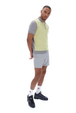 FILA Axel Geo Jacqaurd Polo -Cheap US Modern Apparel Store AXEL SS24MG004 363 12