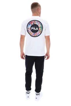 FILA Aaron Graphic Short Sleeved Tee -Cheap US Modern Apparel Store Aaron F22MF001 100 15
