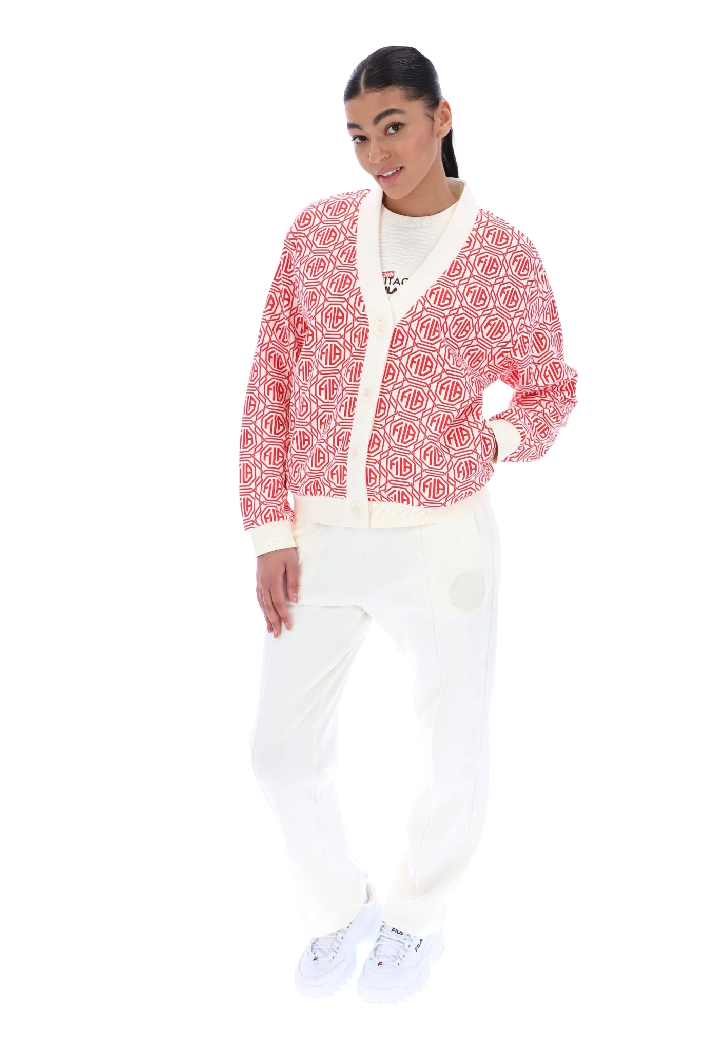 FILA Birch Oversized Cardigan 4 FILA Birch Oversized Cardigan - Image 4