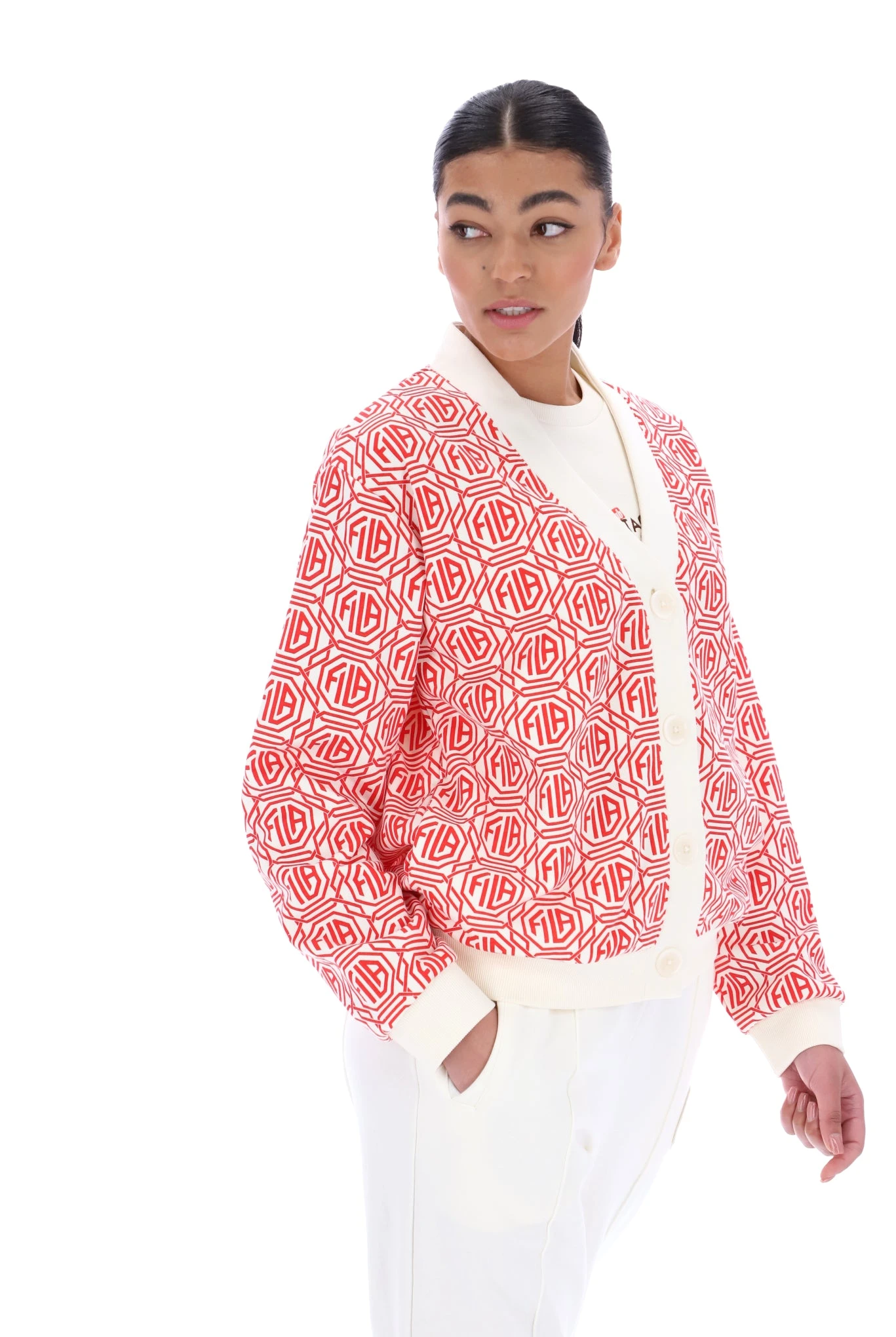 FILA Birch Oversized Cardigan 6 FILA Birch Oversized Cardigan - Image 6