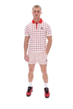 FILA Bobby Check Polo -Cheap US Modern Apparel Store BOBBY SS24MH024 130 03
