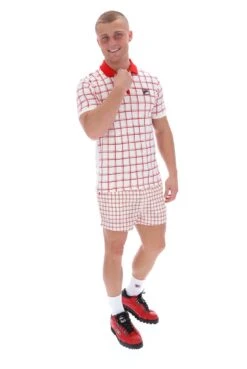 FILA Bobby Check Polo -Cheap US Modern Apparel Store BOBBY SS24MH024 130 16