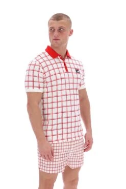 FILA Bobby Check Polo -Cheap US Modern Apparel Store BOBBY SS24MH024 130 44