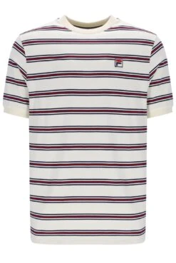 FILA Bruno Striped Ringer T-Shirt -Cheap US Modern Apparel Store BRUNO FW23MH001 130 01