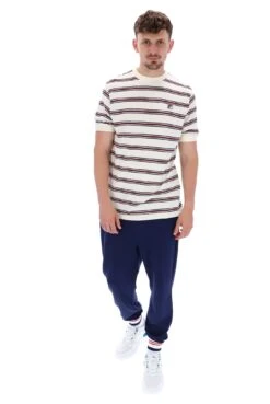 FILA Bruno Striped Ringer T-Shirt -Cheap US Modern Apparel Store BRUNO FW23MH001 130 03