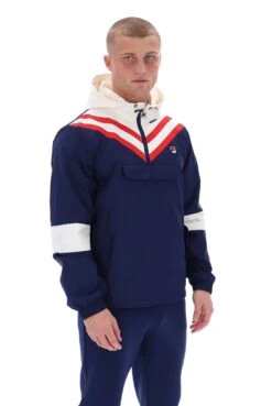 FILA Bruno Pull Over Jacket -Cheap US Modern Apparel Store BRUNO SS24MH019 410 32