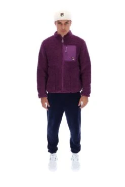 FILA Cormac Tonal Zip Through Fleece Jacket -Cheap US Modern Apparel Store CORMAC FW23MH048 552 01