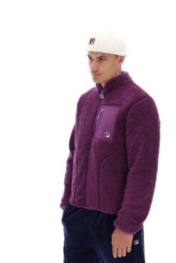 FILA Cormac Tonal Zip Through Fleece Jacket -Cheap US Modern Apparel Store CORMAC FW23MH048 552 28