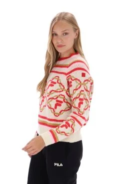 FILA Deana Knitted Crew Neck Sweater -Cheap US Modern Apparel Store DEANA F23WF033 371 29