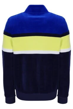 FILA Decker Colour Blocked Velour Track Top 10 FILA Decker Colour Blocked Velour Track Top -Cheap US Modern Apparel Store DECKER S23MH013 410 02