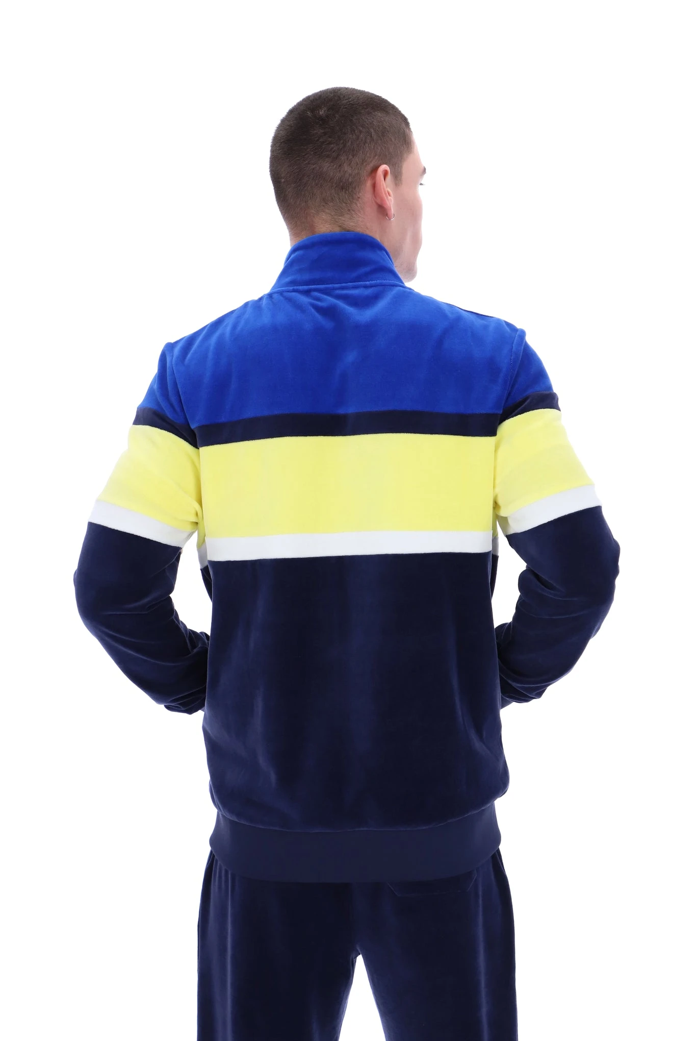 FILA Decker Colour Blocked Velour Track Top 8 FILA Decker Colour Blocked Velour Track Top - Image 8