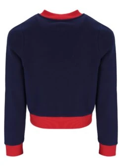 FILA Delila Cropped Fleece Cardigan -Cheap US Modern Apparel Store DELILA SS24WH003 410 02