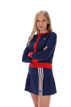 FILA Delila Cropped Fleece Cardigan