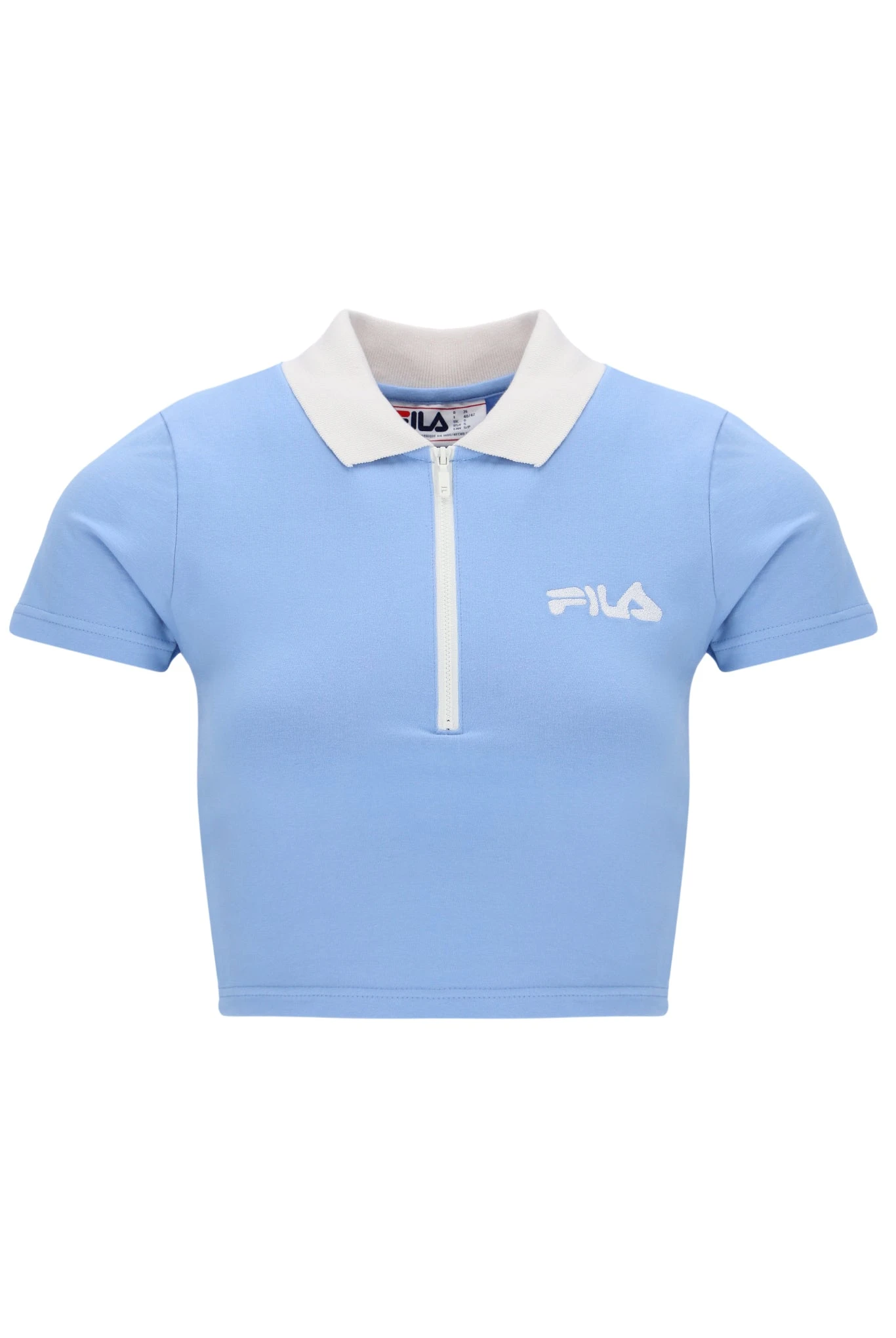FILA Demmie Contrast Collared Top 2 FILA Demmie Contrast Collared Top - Image 2