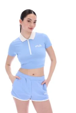 FILA Demmie Contrast Collared Top