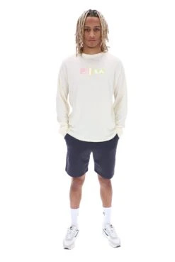 FILA Dylan Graphic Long Sleeve T-Shirt -Cheap US Modern Apparel Store DYLAN S23MF007 922 06