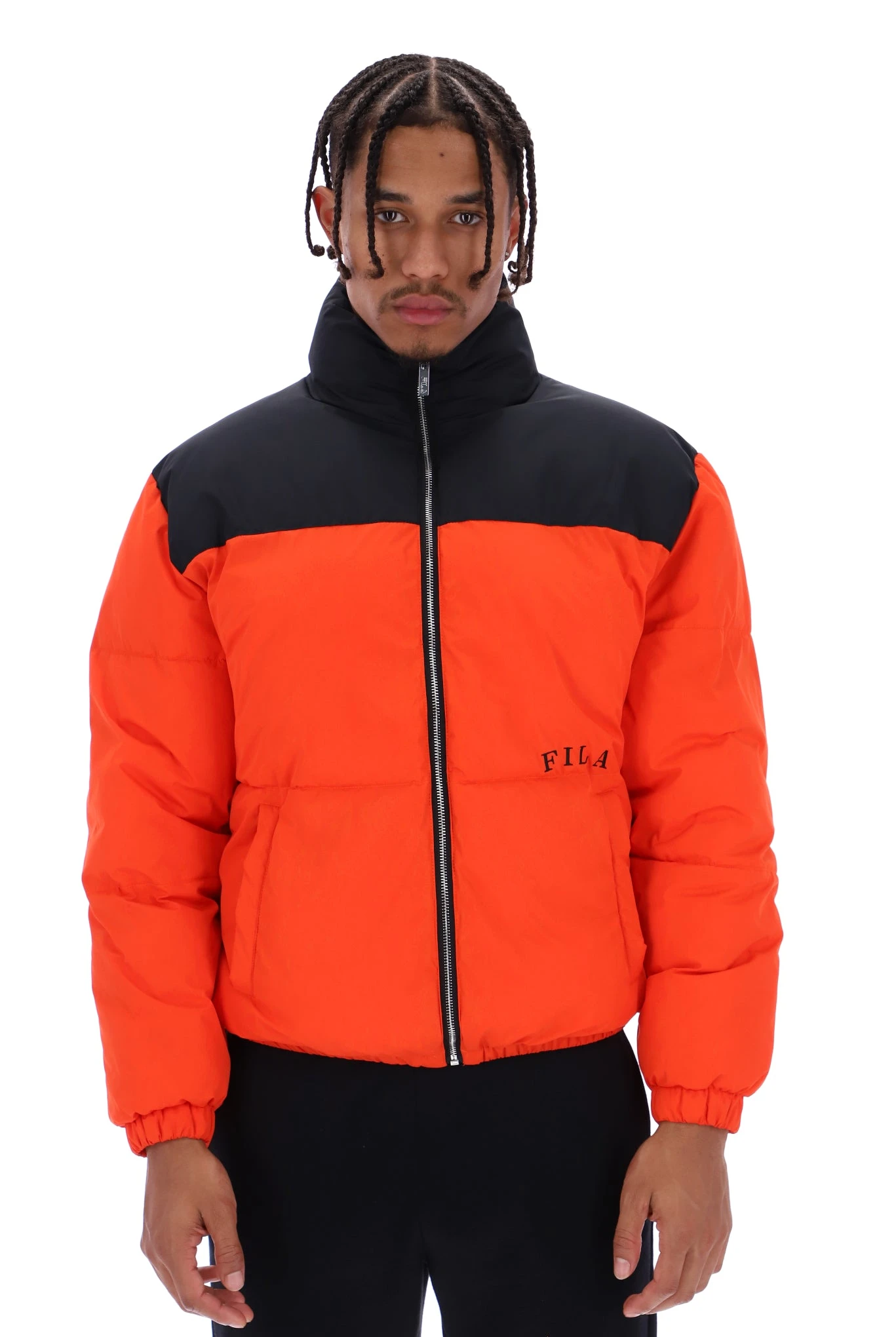FILA Evan Unisex Panelled Puffer Jacket 1 FILA Evan Unisex Panelled Puffer Jacket