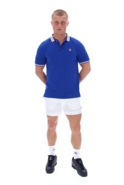 FILA Faraz Tipped Rib Polo -Cheap US Modern Apparel Store FARAZ S23MH002 490 10