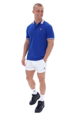 FILA Faraz Tipped Rib Polo -Cheap US Modern Apparel Store FARAZ S23MH002 490 14