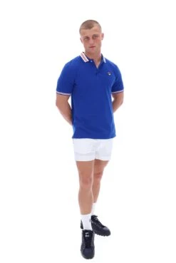 FILA Faraz Tipped Rib Polo -Cheap US Modern Apparel Store FARAZ S23MH002 490 20