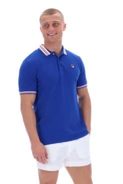 FILA Faraz Tipped Rib Polo -Cheap US Modern Apparel Store FARAZ S23MH002 490 45
