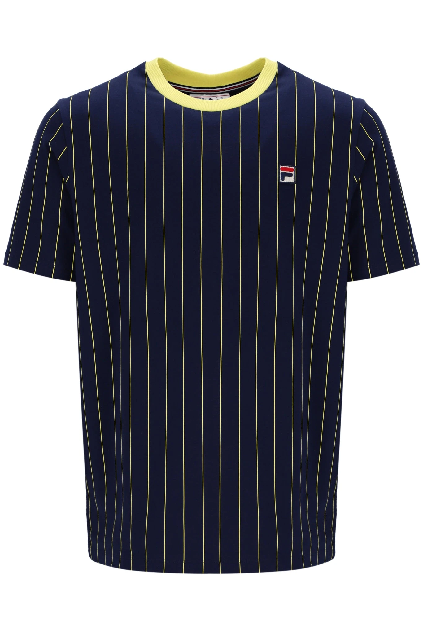 FILA Fionn Pin Striped T-Shirt With Contrast Collar 2 FILA Fionn Pin Striped T-Shirt With Contrast Collar - Image 2