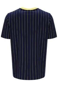 FILA Fionn Pin Striped T-Shirt With Contrast Collar 10 FILA Fionn Pin Striped T-Shirt With Contrast Collar -Cheap US Modern Apparel Store FIONN S23MH001 410 02