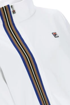 FILA Flared Asymmetrical Track Jacket -Cheap US Modern Apparel Store FLAREDASYMMETRICALTRACKJACKET TW411146 100 03