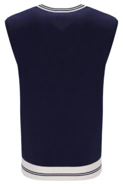 FILA Francis Knitted Vest -Cheap US Modern Apparel Store FRANCIS SS24MH001 410 02