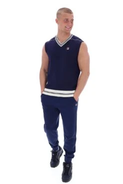 FILA Francis Knitted Vest -Cheap US Modern Apparel Store FRANCIS SS24MH001 410 10