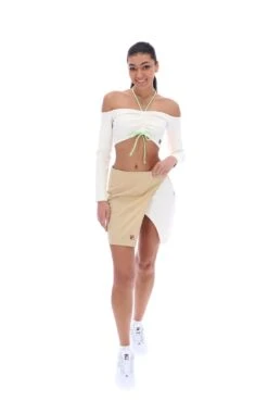 FILA Frankie Long Sleeve Crop Top 9 FILA Frankie Long Sleeve Crop Top -Cheap US Modern Apparel Store FRANKIE S23WH024 130 01