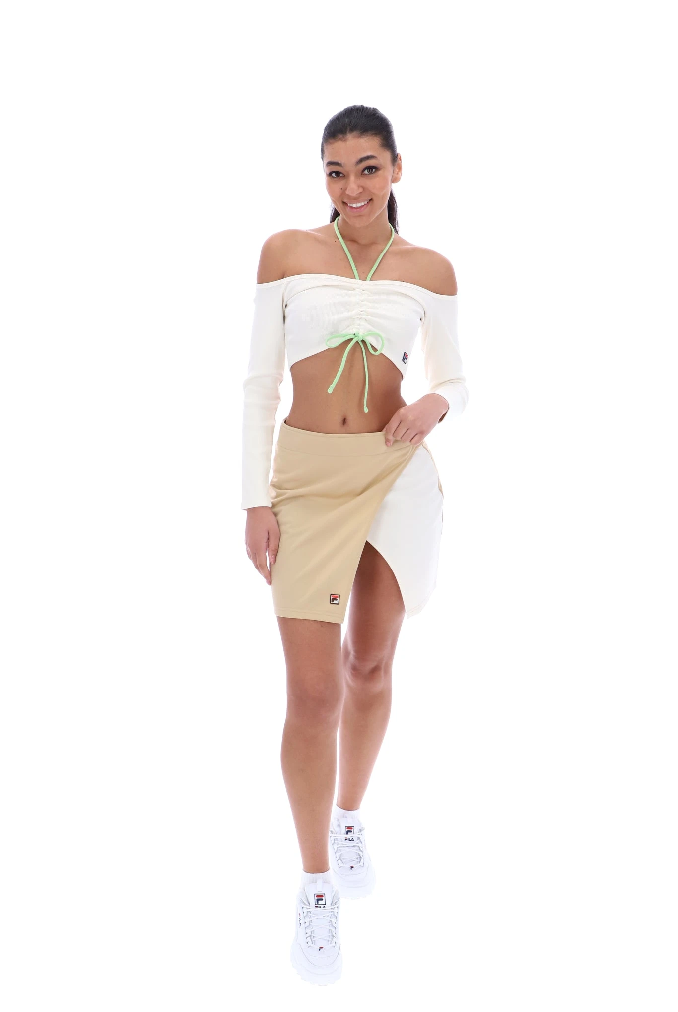 FILA Frankie Long Sleeve Crop Top 4 FILA Frankie Long Sleeve Crop Top - Image 4