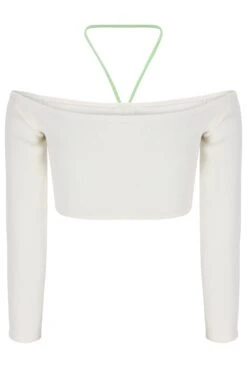 FILA Frankie Long Sleeve Crop Top 11 FILA Frankie Long Sleeve Crop Top -Cheap US Modern Apparel Store FRANKIE S23WH024 130 02