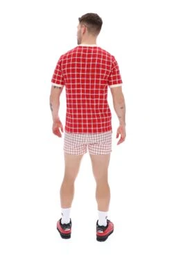 FILA Freddie Check Contrast Rib T-Shirt -Cheap US Modern Apparel Store FREDDIE SS24MH025 640 16
