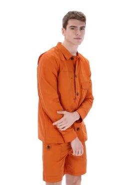 FILA Garrison Lightweight Shirt Jacket -Cheap US Modern Apparel Store GARRISON S22MG001 754 56