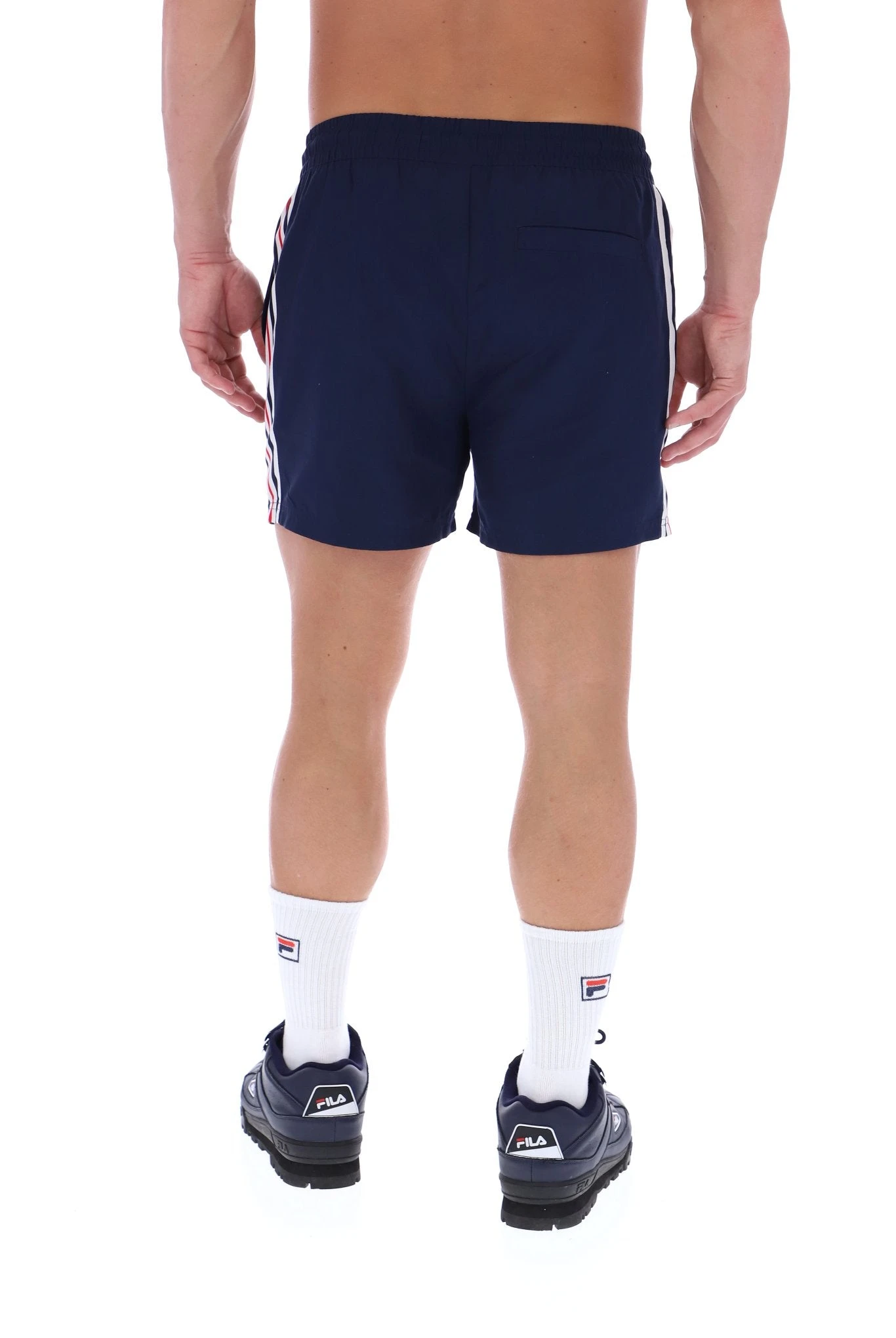 FILA Harold Stripe Print Panel Shorts 4 FILA Harold Stripe Print Panel Shorts - Image 4
