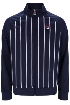 FILA Hudson Striped Track Top -Cheap US Modern Apparel Store HUDSON SS24MH038 301 01