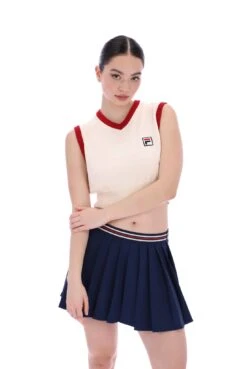 FILA Heritage Crop Sweater Vest -Cheap US Modern Apparel Store HeritageCropVest FS2VTF1H51F 281 38