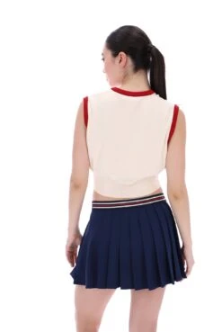 FILA Heritage Crop Sweater Vest -Cheap US Modern Apparel Store HeritageCropVest FS2VTF1H51F 281 61