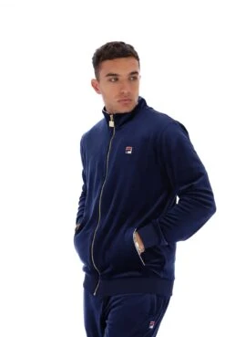CARRYOVER Irving Velour Track Top -Cheap US Modern Apparel Store IRVING LM037841 410 29