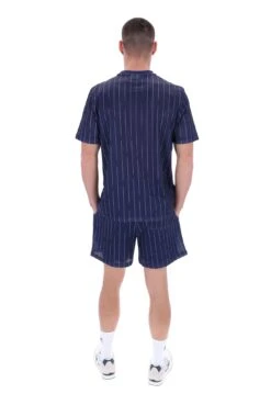 FILA Jair Pin Stripe Mesh T-Shirt -Cheap US Modern Apparel Store JAIR S23MH008 410 JAIRSHORT S23MH012 410 13