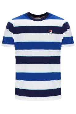 FILA Jaxon Yarn Dye Striped T-Shirt 9 FILA Jaxon Yarn Dye Striped T-Shirt -Cheap US Modern Apparel Store JAXON S23MH022 100 01
