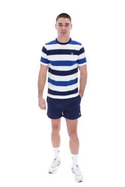FILA Jaxon Yarn Dye Striped T-Shirt 12 FILA Jaxon Yarn Dye Striped T-Shirt -Cheap US Modern Apparel Store JAXON S23MH022 100 02