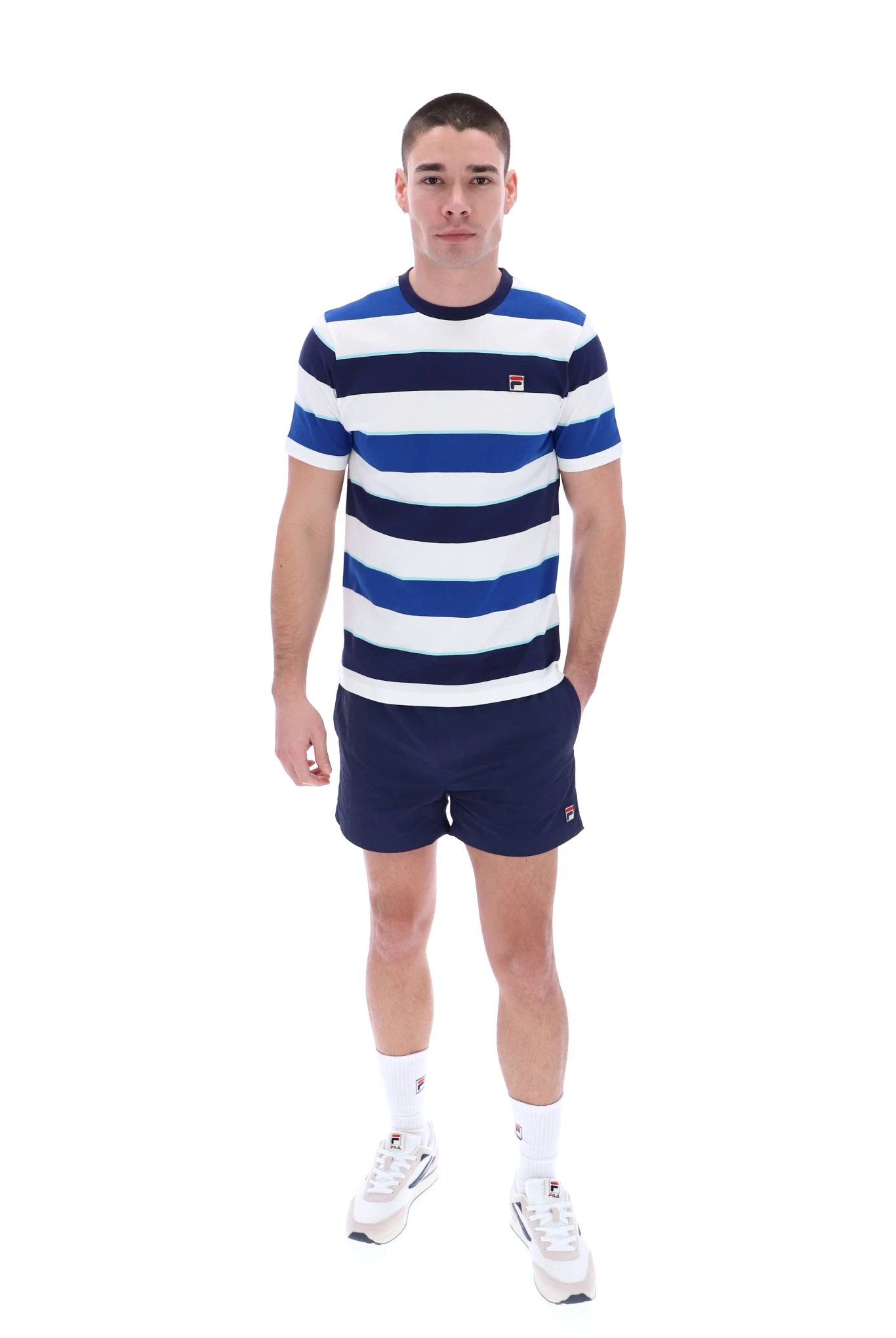 FILA Jaxon Yarn Dye Striped T-Shirt 5 FILA Jaxon Yarn Dye Striped T-Shirt - Image 5