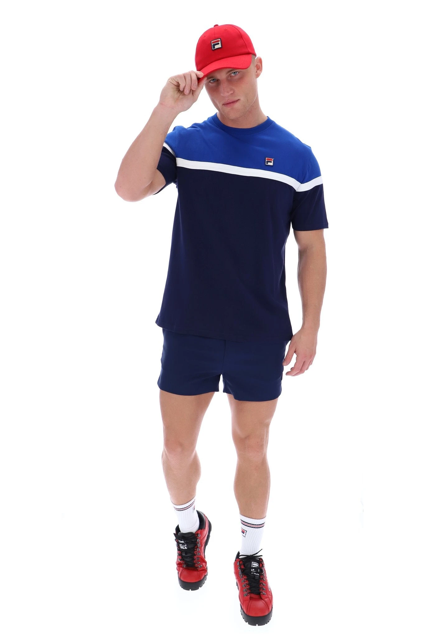 FILA Jose Colour Block T-Shirt 3 FILA Jose Colour Block T-Shirt - Image 3